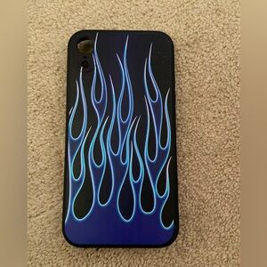 Blue flame phone case